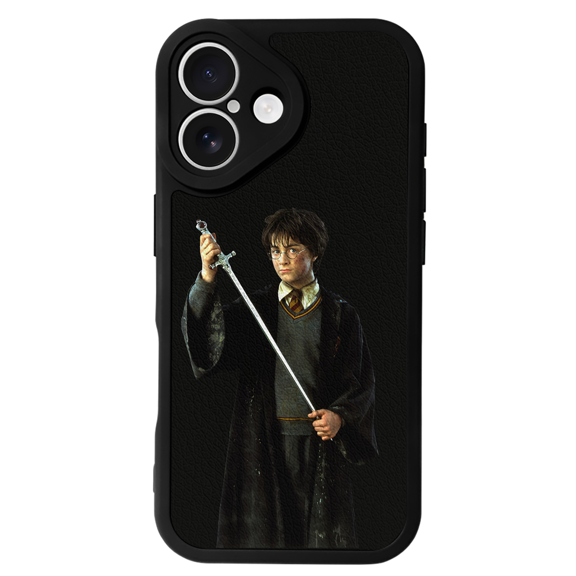 （画像用） Harry Potter ハリー・ポッターシリーズ 【iPhone 16シリーズ対応】シリコンスマホケース（レザー調） 材質：シリコン